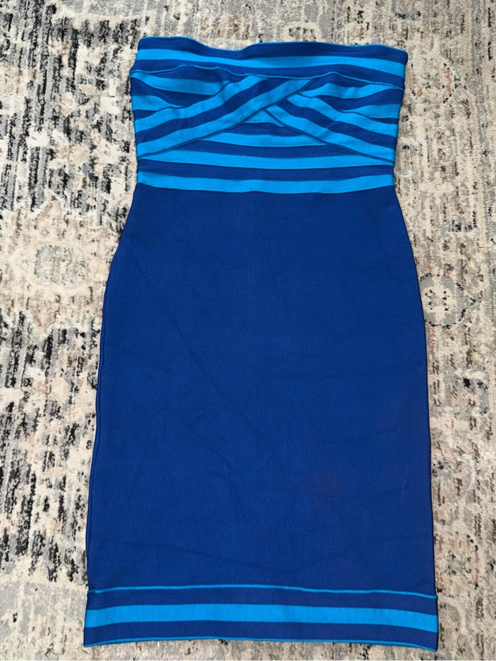 Herve Leger Bandage dress strapless Large